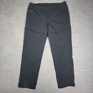 Outdoor Research Equinox Women 12 Convertible Hiking Pants Shorts Zip Off Black